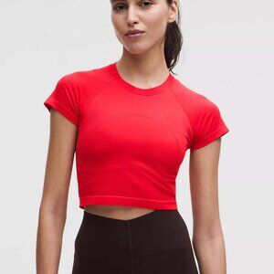 Lululemon Swiftly Tech Cropped - Red
